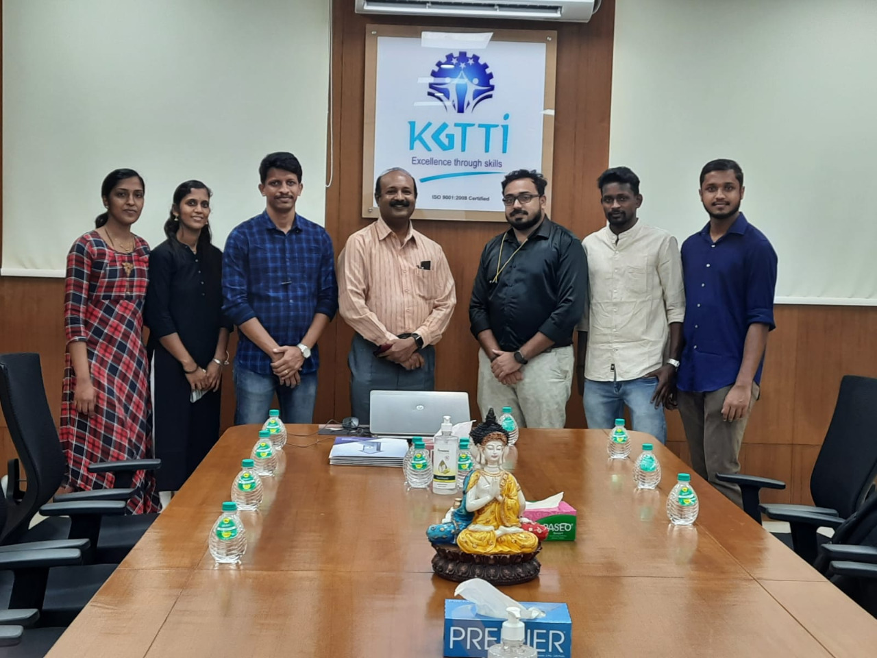 Staff of Gregorian Institute of Technology, Kottayam, Kerala visited KGTTI Bengaluru